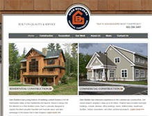 Tablet Screenshot of glenbuilders.com